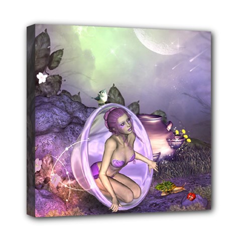 Wonderful Fairy In The Wonderland , Colorful Landscape Mini Canvas 8  X 8  by FantasyWorld7