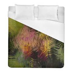 Abstract Brush Strokes In A Floral Pattern  Duvet Cover (full/ Double Size)