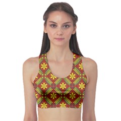 Beautiful Abstract Pattern Background Wallpaper Seamless Sports Bra by Simbadda