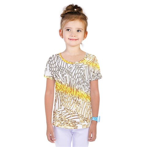 Abstract Composition Pattern Kids  One Piece Tee by Simbadda