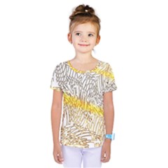 Abstract Composition Pattern Kids  One Piece Tee