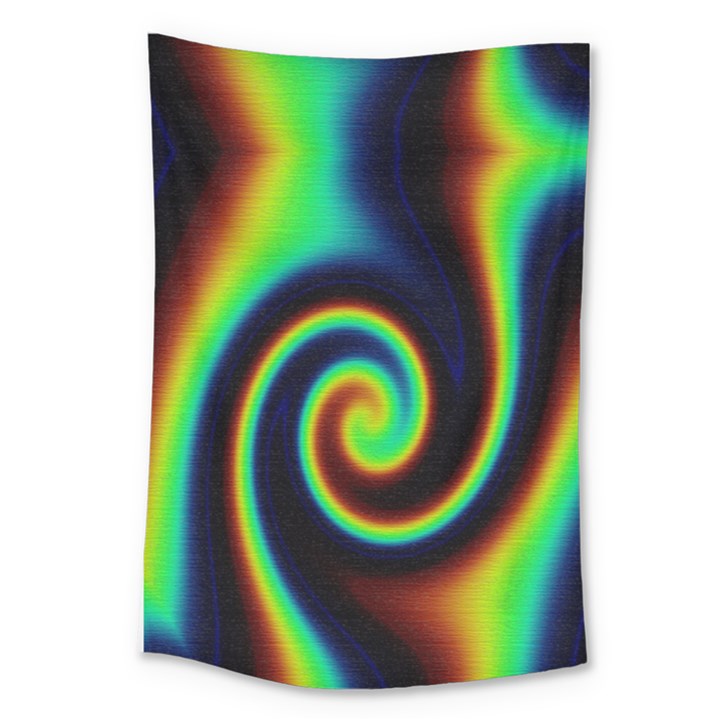 Background Colorful Vortex In Structure Large Tapestry