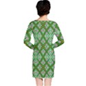 Digital Computer Graphic Seamless Geometric Ornament Long Sleeve Nightdress View2