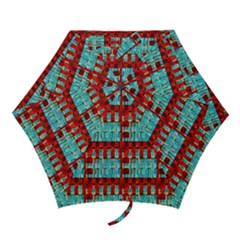 Architectural Abstract Pattern Mini Folding Umbrellas by Simbadda