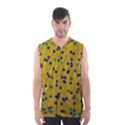 Abstract Gold Background With Blue Stars Men s Basketball Tank Top View1