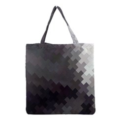 Abstract Pattern Moving Transverse Grocery Tote Bag by Simbadda