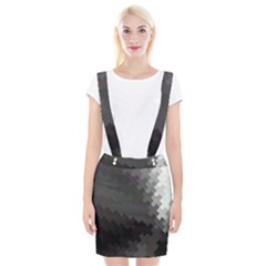 Abstract Pattern Moving Transverse Suspender Skirt