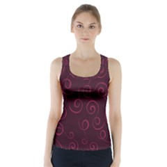 Pattern Racer Back Sports Top