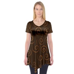 Pattern Short Sleeve Tunic 