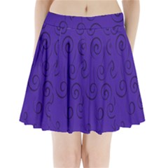 Pattern Pleated Mini Skirt