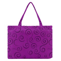 Pattern Medium Zipper Tote Bag