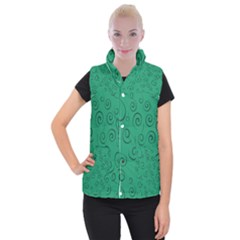 Pattern Women s Button Up Puffer Vest