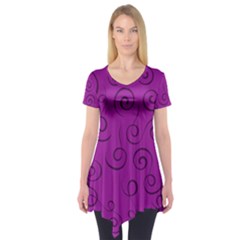 Pattern Short Sleeve Tunic 