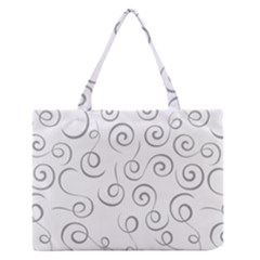 Pattern Medium Zipper Tote Bag