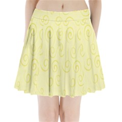 Pattern Pleated Mini Skirt