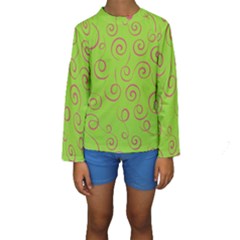 Pattern Kids  Long Sleeve Swimwear