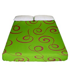 Pattern Fitted Sheet (king Size) by Valentinaart