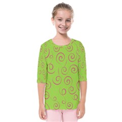 Pattern Kids  Quarter Sleeve Raglan Tee