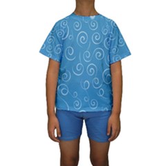 Pattern Kids  Short Sleeve Swimwear