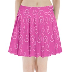 Pattern Pleated Mini Skirt