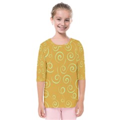 Pattern Kids  Quarter Sleeve Raglan Tee