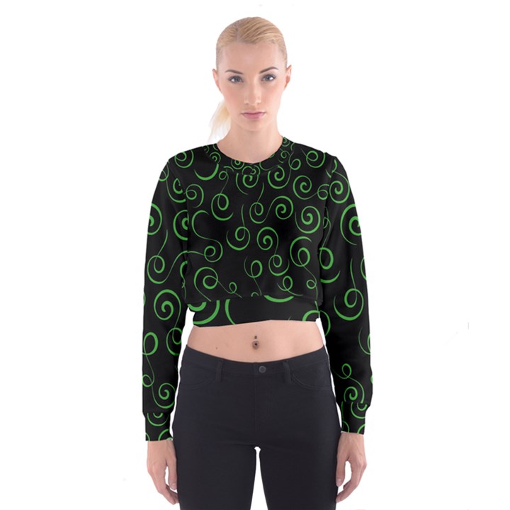 Pattern Women s Cropped Sweatshirt