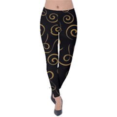 Pattern Velvet Leggings