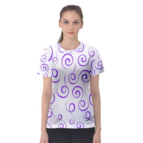 Pattern Women s Sport Mesh Tee by Valentinaart