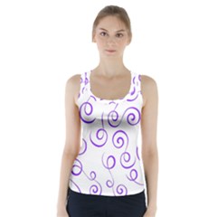 Pattern Racer Back Sports Top by Valentinaart