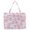 Pattern Medium Zipper Tote Bag View1