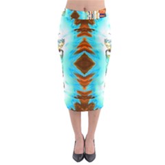 Dragonball Super 2 Midi Pencil Skirt