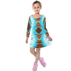 Dragonball Super 2 Kids  Long Sleeve Velvet Dress by 3Dbjvprojats