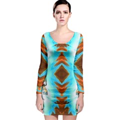 Dragonball Super 2 Long Sleeve Bodycon Dress