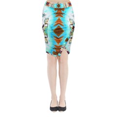 Dragonball Super 2 Midi Wrap Pencil Skirt