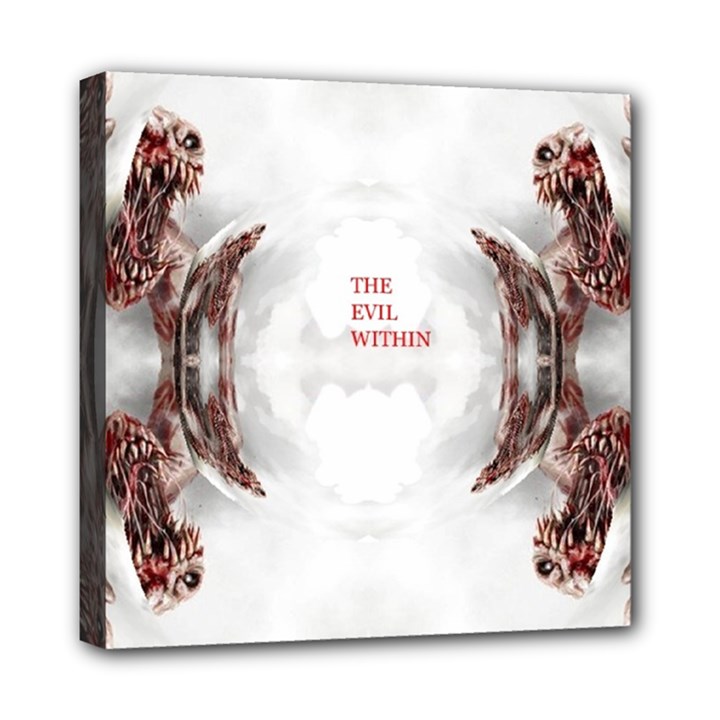 The Evil Within Demon 3d Effect Mini Canvas 8  x 8 