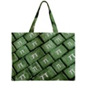 Pi Grunge Style Pattern Zipper Mini Tote Bag View1