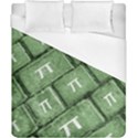 Pi Grunge Style Pattern Duvet Cover (California King Size) View1