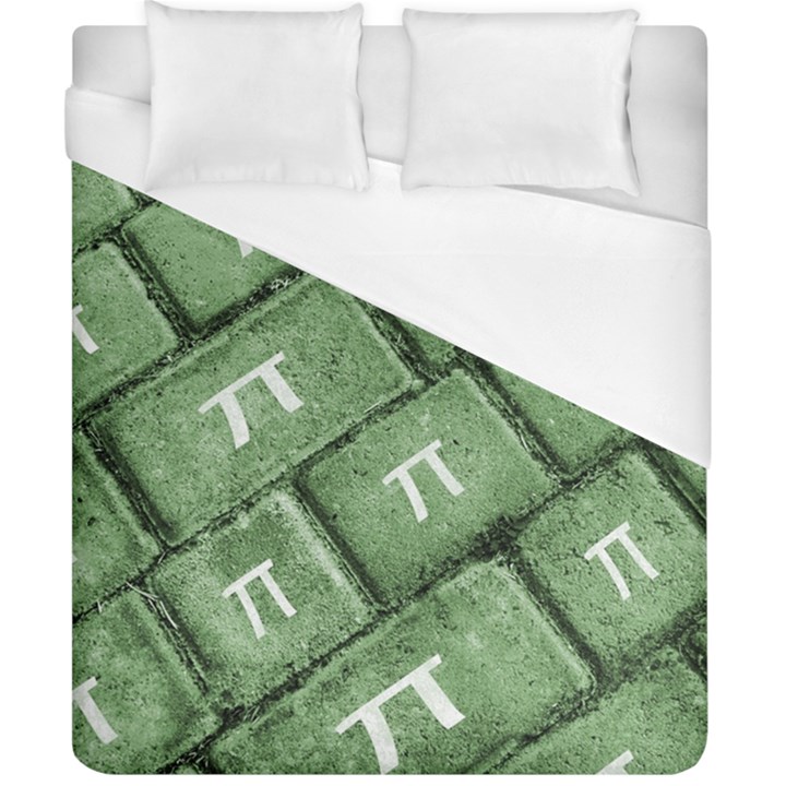 Pi Grunge Style Pattern Duvet Cover (California King Size)