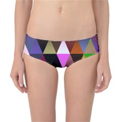 Triangles Abstract Triangle Background Pattern Classic Bikini Bottoms by Simbadda