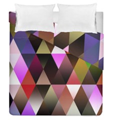 Triangles Abstract Triangle Background Pattern Duvet Cover Double Side (queen Size)