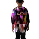 Triangles Abstract Triangle Background Pattern Hooded Wind Breaker (Kids) View2