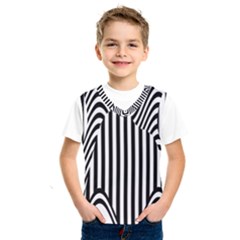 Stripe Abstract Stripped Geometric Background Kids  Sportswear