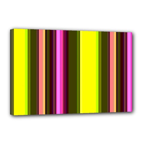 Stripes Abstract Background Pattern Canvas 18  X 12  by Simbadda