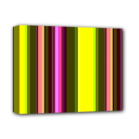 Stripes Abstract Background Pattern Deluxe Canvas 14  X 11  by Simbadda