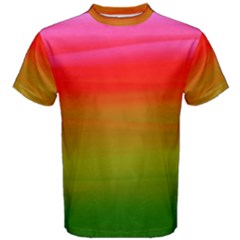 Watercolour Abstract Paint Digitally Painted Background Texture Men s Cotton Tee by Simbadda