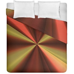 Copper Beams Abstract Background Pattern Duvet Cover Double Side (california King Size)