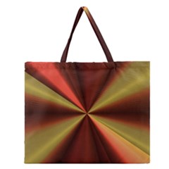 Copper Beams Abstract Background Pattern Zipper Large Tote Bag by Simbadda