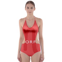 Zodiac Scorpio Cut-out One Piece Swimsuit by Mariart