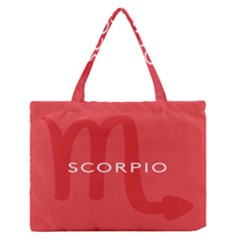 Zodiac Scorpio Medium Zipper Tote Bag