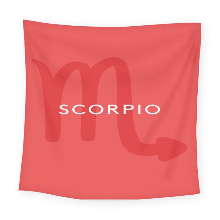 Zodiac Scorpio Square Tapestry (Large)